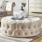Luxury Round Coffee Table Foot Stool Vizbeds